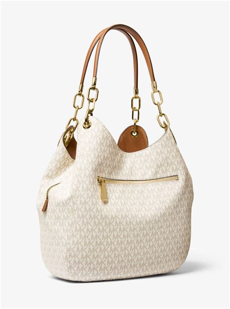 MICHAEL Michael Kors Lillie Large Chain Shoulder Tote Bag .